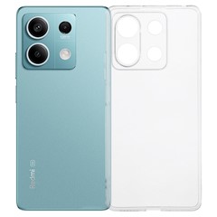 For Xiaomi Redmi Note 13 5G Shockproof Case 1.5mm Thickness Clear TPU Phone Cover