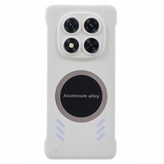 For Xiaomi Redmi Note 14 Pro 5G / Poco X7 5G Case Hard PC Frameless Heat Dissipation Phone Cover - White