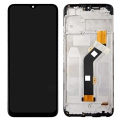  crazy horse texture leather card holder case Stand for Amazon Fire Phone - Black