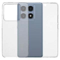 For Xiaomi 14T Pro Case TPU Frame Clear Acrylic Back Phone Cover with PET Film