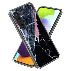 For Samsung Galaxy A16 4G  /  5G Case Pattern Printing TPU Phone Back Cover - Black Marble