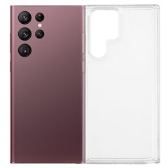 For Samsung Galaxy S22 Ultra 5G Case HD Clear Soft TPU Phone Back Cover Airbag Protection