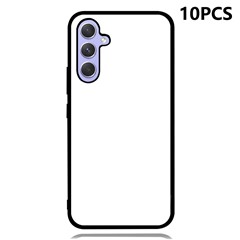 10Pcs / Pack For Samsung Galaxy S24+ Case PC+TPU Phone Cover Support Heat Transfer Printing