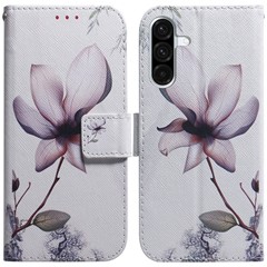 For Samsung Galaxy A17 5G / A17 4G / A26 5G Wallet Case Pattern Print Leather Phone Cover - Pink Flower