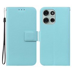 For Motorola Moto G75 5G Case Ultra-Thin PU Leather + TPU Phone Cover with Card Slot - Green