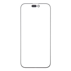 For iPhone 16 Pro Max Front Screen Glass Lens + OCA Adhesive Replacement Parts (Without Logo)