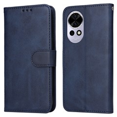 For Huawei nova 14 5G / nova 13 5G / nova 12 5G Case Wallet PU Leather Folio Flip Phone Cover - Blue