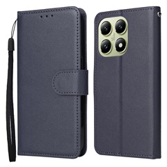 For Xiaomi 14T Pro Case Wallet Stand View PU Leather Phone Cover - Blue