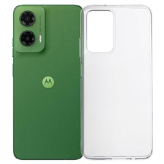For Motorola Moto G35 5G Case Watermark-Free 2.0mm Clear Phone TPU Cover
