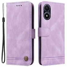 For vivo Y02s 4G / Y16 4G Leather Wallet Cases Skin Touch Phone Cover Stand with Strap - Purple