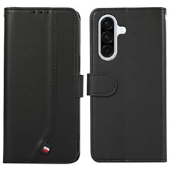 For Samsung Galaxy A26 5G Case RFID Blocking Flip Leather Phone Cover - Black