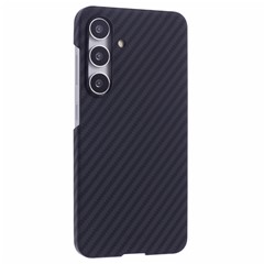 X-LEVEL For Samsung Galaxy S25+ Magnetic Case Hard PC Phone Cover Carbon Fiber Texture