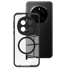 IMAK UX-9A For Honor Magic7 Pro 5G Clear Magnetic Case Tiny Airbag PC TPU Phone Cover