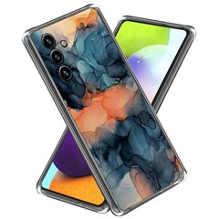 For Samsung Galaxy A16 5G  /  4G Case Abstract Marble Pattern Printing TPU Phone Cover - Style A