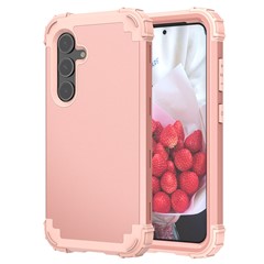 L-Style For Samsung Galaxy S25 Case Shockproof PC + TPU Phone Back Cover - Pink