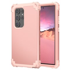 L-Style For Samsung Galaxy S25 Ultra Case Shockproof PC + TPU Phone Back Cover - Pink