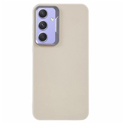 For Samsung Galaxy A26 5G Case Leather Textured TPU Shockproof Phone Cover - White