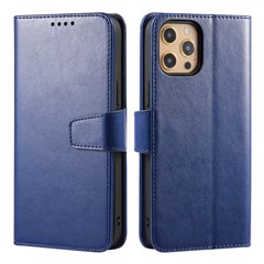 For iPhone 15 Pro Max Case Stand Card Holder Wallet Leather Phone Cover - Blue