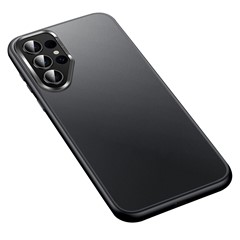 SULADA For Samsung Galaxy S25 Ultra Case PC+TPU Shockproof Matte Phone Protector Cover - Black