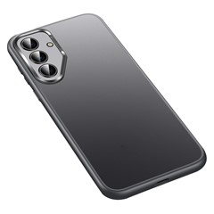 SULADA For Samsung Galaxy S25+ Case PC+TPU Shockproof Matte Phone Protector Cover - Grey