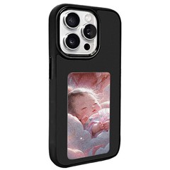 For iPhone 13 Pro Max E Ink Case PC + TPU Phone Cover NFC 3 Color Display Transfer Photos