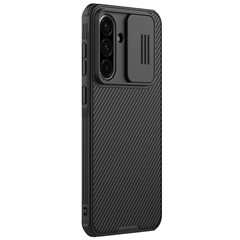 NILLKIN Camshield Pro for Samsung Galaxy A36 5G Magnetic Case TPU + PC Phone Cover with Slider Camera - Black