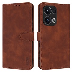 AZNS For Oppo Reno13 Pro 5G Case PU Leather Wallet Phone Cover - Brown