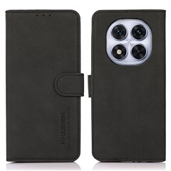 KHAZNEH For Xiaomi Redmi Note 14 Pro 5G / Poco X7 5G Stand Case PU Leather Wallet Phone Cover - Black