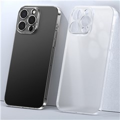 For iPhone 16 Pro Case Transparent Matte Hard PC Mobile Phone Cover
