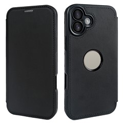 For iPhone 16 Plus Magnetic Case RCS Eco Friendly Phone Cover with RFID Blocking - Black