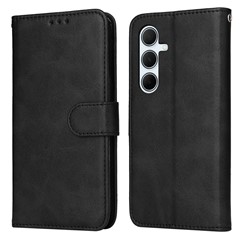 For Samsung Galaxy A36 5G Case Wallet PU Leather Folio Flip Phone Cover - Black