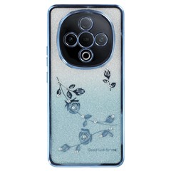 KADEM For vivo Y300 5G Case Flower TPU Flexible Gradient Phone Cover - Blue