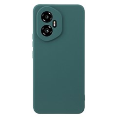 For Honor 300 Case Precise Cutouts Straight Edge TPU Shockproof Phone Cover - Army Green