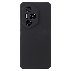 For Honor 300 Pro Case Precise Cutouts Straight Edge TPU Shockproof Phone Cover - Black