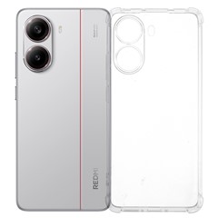 For Xiaomi Redmi Turbo 4 5G Phone Case Reinforced Four Corner Anti-Drop Clear TPU Cover