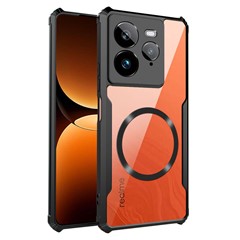 For Realme GT 7 Pro 5G Magnetic Case Reinforced Corners TPU + Acrylic Phone Cover