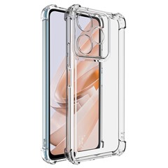 IMAK UX-4 Series TPU Case for Xiaomi Redmi Note 13R 5G / 13 4G / Poco M6 4G Straight Frame Clear Phone Cover