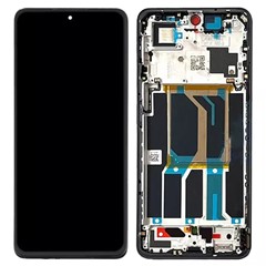 For OnePlus Nord 3 5G CPH2491, CPH2493 Grade S AMOLED Screen and Digitizer Assembly + Frame (Without Logo) - Grey
