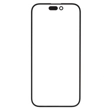 For iPhone 14 Pro Screen Glass Lens + OCA Adhesive Replacement (without Logo)