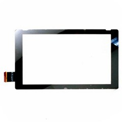 For Nintendo Switch Grade C Digitizer Touch Screen Glass Replacement Part (Without Logo) - White