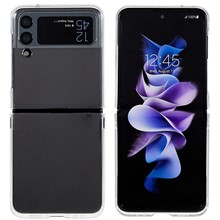 For Samsung Galaxy Z Flip4 5G Ultra Slim Anti-scratch Folding Phone Case Transparent Hard PC Back Cover