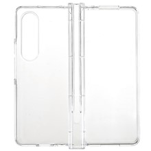 For Samsung Galaxy Z Fold4 5G Ultra Thin Folding Phone Protective Case Pen Slot Design Transparent Hard PC Anti-scratch Cover