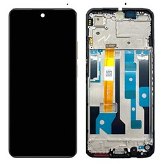 For Realme C75 4G OEM Grade S IPS LCD Screen and Digitizer Assembly + Frame Part (Without Logo)
