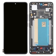 For Xiaomi Poco F6 Pro 5G OEM Grade S AMOLED Screen and Digitizer Assembly + Frame (Without Logo) - Black