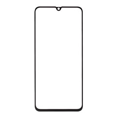 For Samsung Galaxy A70s A707 Front Screen Glass Lens + OCA Adhesive Part (Small Screen) (without Logo)