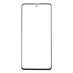 For Samsung Galaxy A71 5G SM-A716 Front Screen Glass Lens + OCA Adhesive Replacement Parts (Without Logo)