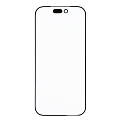 For iPhone 17 Pro Front Screen Glass Lens + OCA Adhesive Replacement Parts (Without Logo)