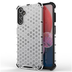 Shockproof Case for Samsung Galaxy A14 5G / A14 4G Slim Phone Case Honeycomb Textured TPU + PC Phone Cover - Grey