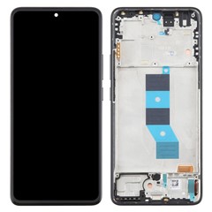 For Xiaomi Poco M7 Pro 5G Grade C LCD Screen and Digitizer Assembly + Frame Part (TFT) (Without Logo) - Black