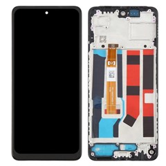 LCD Screen and Digitizer Assembly + Frame Part For Oppo A3x 5G  /  A80 5G Grade S (Without Logo)